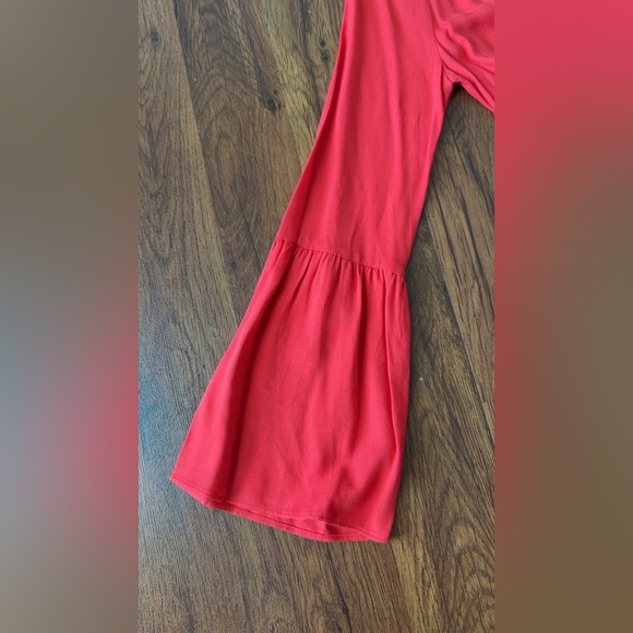 BCBGeneration Vibrant Red Long Sleeve Dress - Picture 9 of 13
